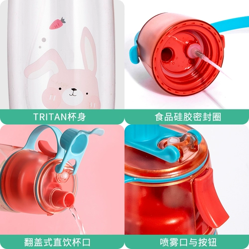 Креативный детский спрей, портативный пластиковый чайник для воды, популярно в интернете