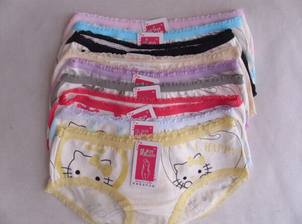 2 pupils girl triangle underwear Chulixi puppy cat 5693 girl underwear