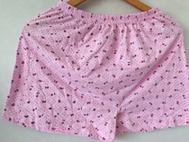 Middle-aged men and womens flat-angle underwear old man cotton old man big pants cotton plus fat guy four-angle underwear shorts