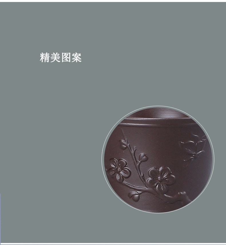 The Master cup ceramic cups, small sample tea cup tea wind restoring ancient ways is a single, violet arenaceous kung fu tea sets with the personal