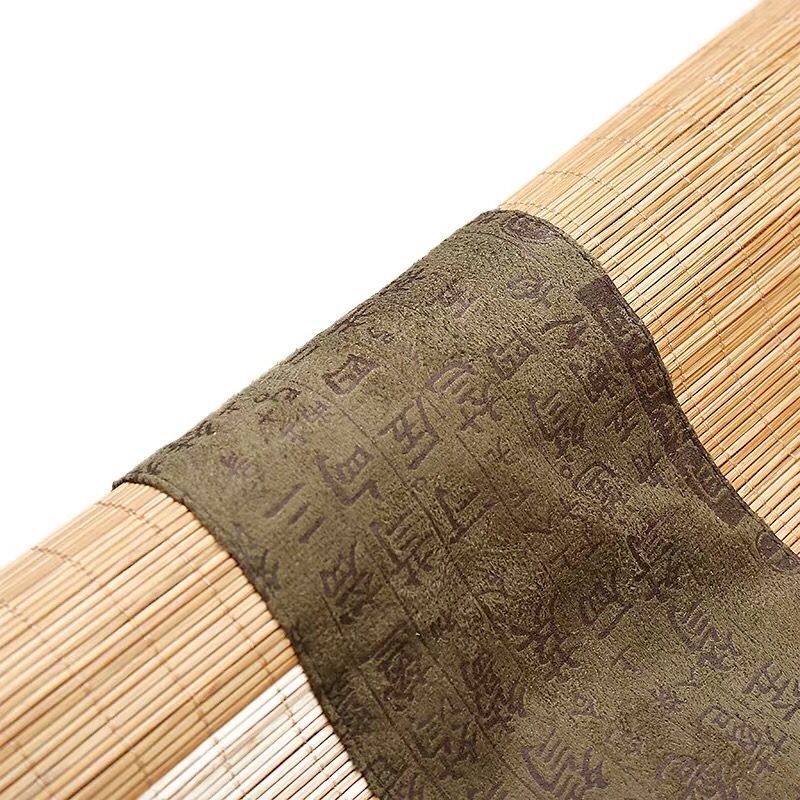 Mat kung fu tea table tea zen tea accessories bamboo cotton cloth art tea table flag hanging dry mercifully bamboo Mat