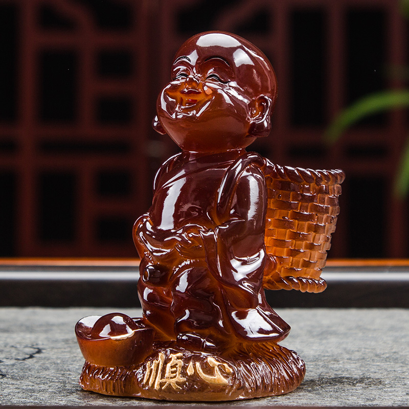 Pet creative lucky child urine discoloration tea to keep water the young monk tea tray was furnishing articles play boutique tea tea accessories