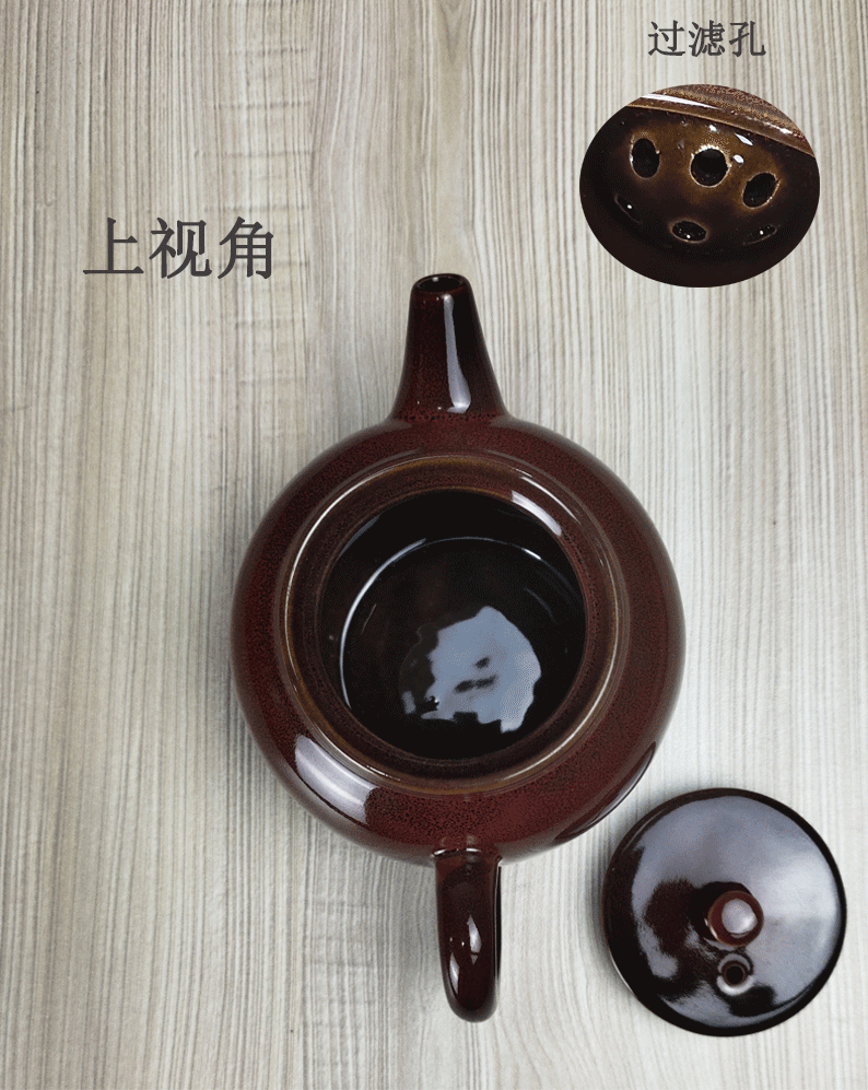 Up with ceramic teapot tea single pot home of kung fu tea set a single free private custom carved lettering