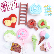 2 PCs ice cream cream cream hot air balloon chocolate silicone mold grass cloud cake decoration