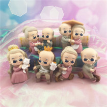 Cool grandpa cool grandma birthday cake ornaments baking decorations warm romantic Golden Wedding Gifts car ornaments