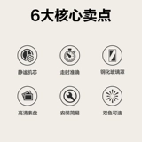 Настенные часы Deli, часы для гостиной, скандинавские модные домашние часы, новинка 2025 года, современные простые модные часы, настенные часы