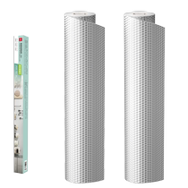 Deli kitchen oil-proof sticker waterproof and moisture-proof self-adhesive cabinet film aluminum foil paper fire-proof and high-temperature resistant stove wallpaper