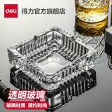 Стеклянная прозрачная маленькая пепельница для офиса для отеля