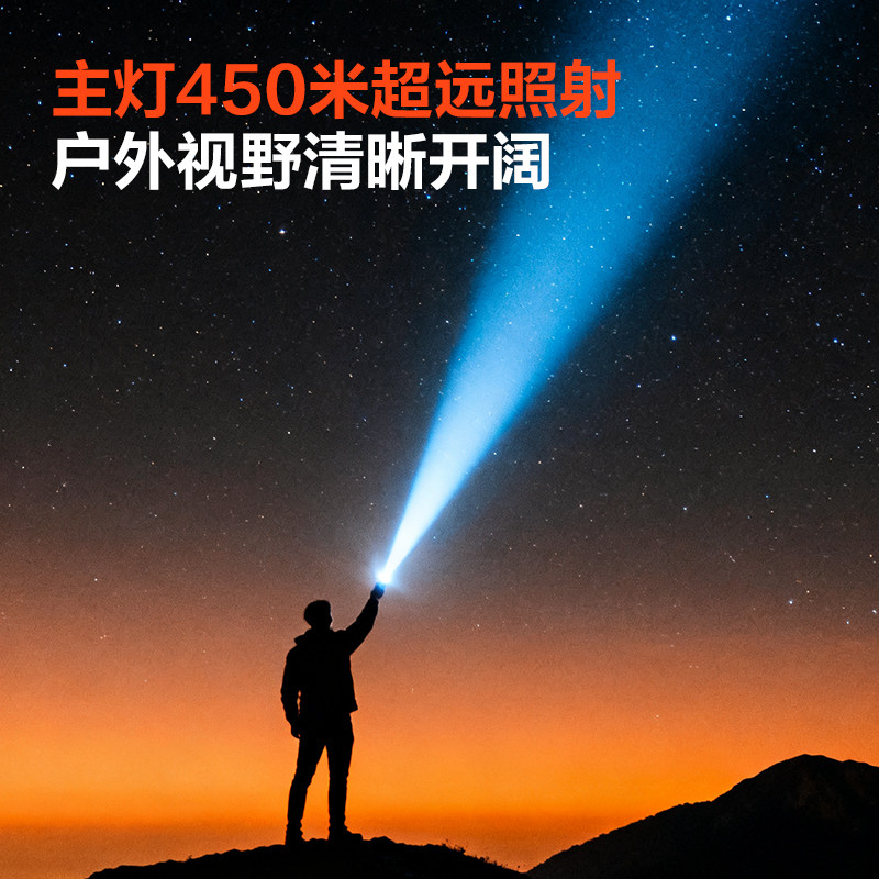 得力强光手电筒超长续航充电功能好，适合家用户外应急吗?