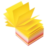 Deli 21713 Крупная бумага 400 кусочков цветной бумаги Удобно, простая креативная бумага для оригами, полная блокнота, подписанная бумага с одной ценовой цвето