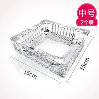 Стеклянная пепельница, 15×15см