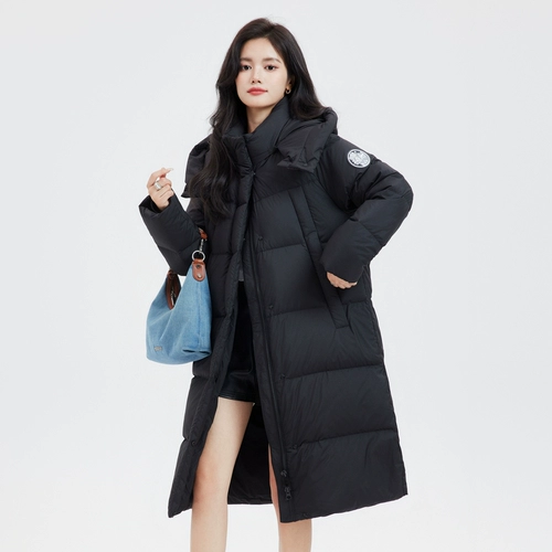 Осенний длинный водонепроницаемый ветрозащитный удерживающий тепло пуховик для влюбленных, увеличенная толщина