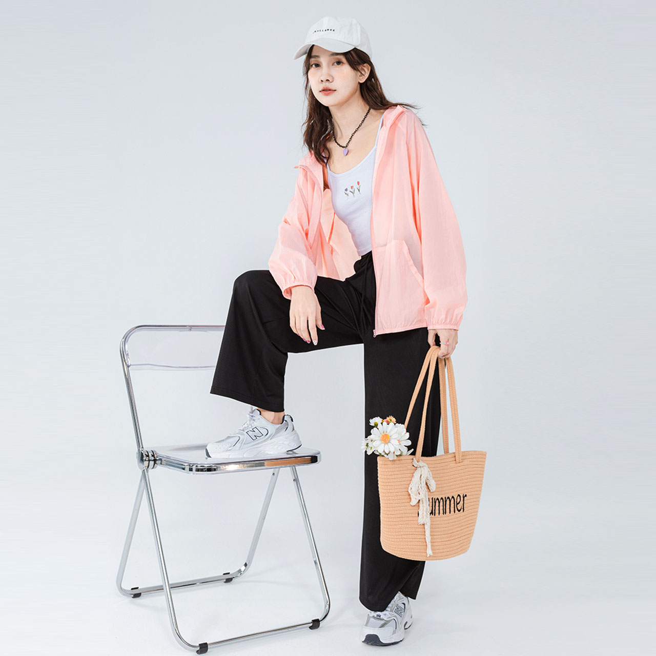 Snow Flying 雪中飞 2022年夏季新款 空调冰感裤 女式阔腿裤 天猫优惠券折后¥39包邮(¥79-40)束脚等多色可选