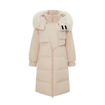 Flying in the Snow 2024 Autumn and Winter New Womens Long Down Jacket Fox Fur Collar High Weight Temperament Thickened to Resist the Cold