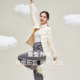 Flying in the Snow 2024 Spring Versatile Light Down Jacket Women's Short Size Stand Collar Slim Duck Down Jacket Casual