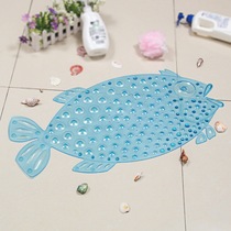New Fashion Fish-Shaped PVC Bathroom Anti-Slip Massage Cushion Floor Mat Shower Mat Door Cushion Bath Mat Environmental Protection