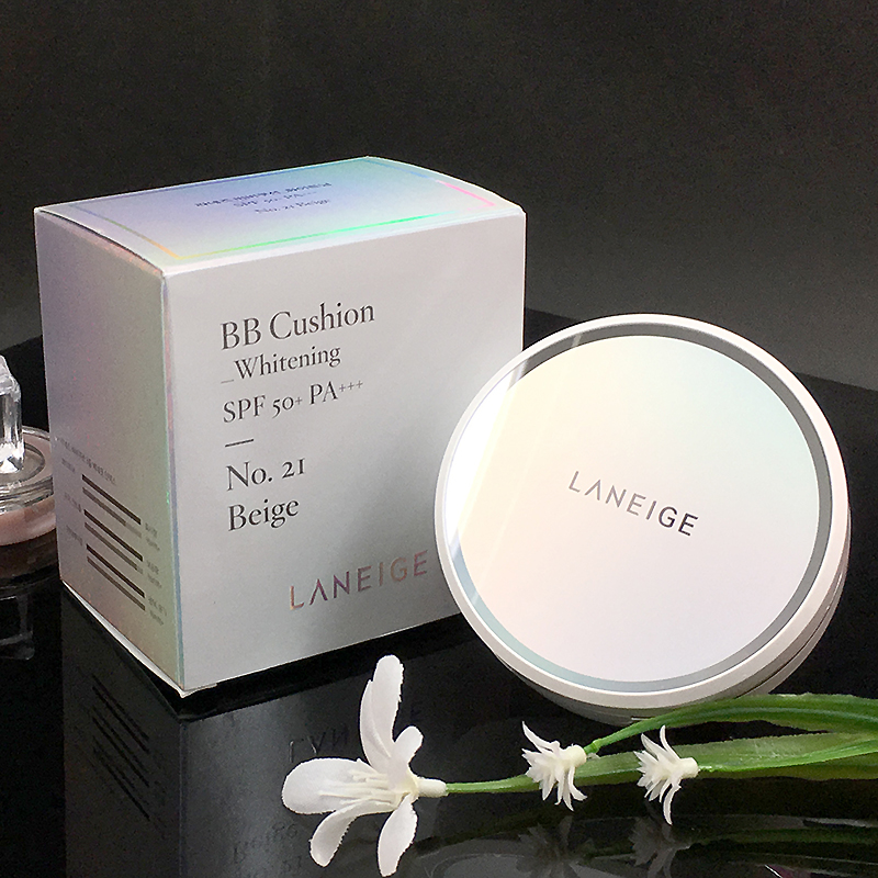 韩国正品Laneige兰芝气垫bb霜美白隔离防晒遮瑕提亮肤色粉凝霜