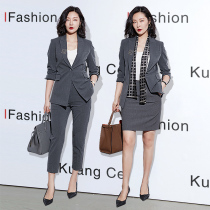 Suit suit women 2022 spring new professional fashion Fashion Temperament for work clothes Sales Department Business Positive Dress