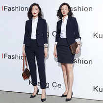 Career Suit Women 2022 Spring New Temperament Fashion Suit Suit OL High-end Interview Positive Dress Work Suit