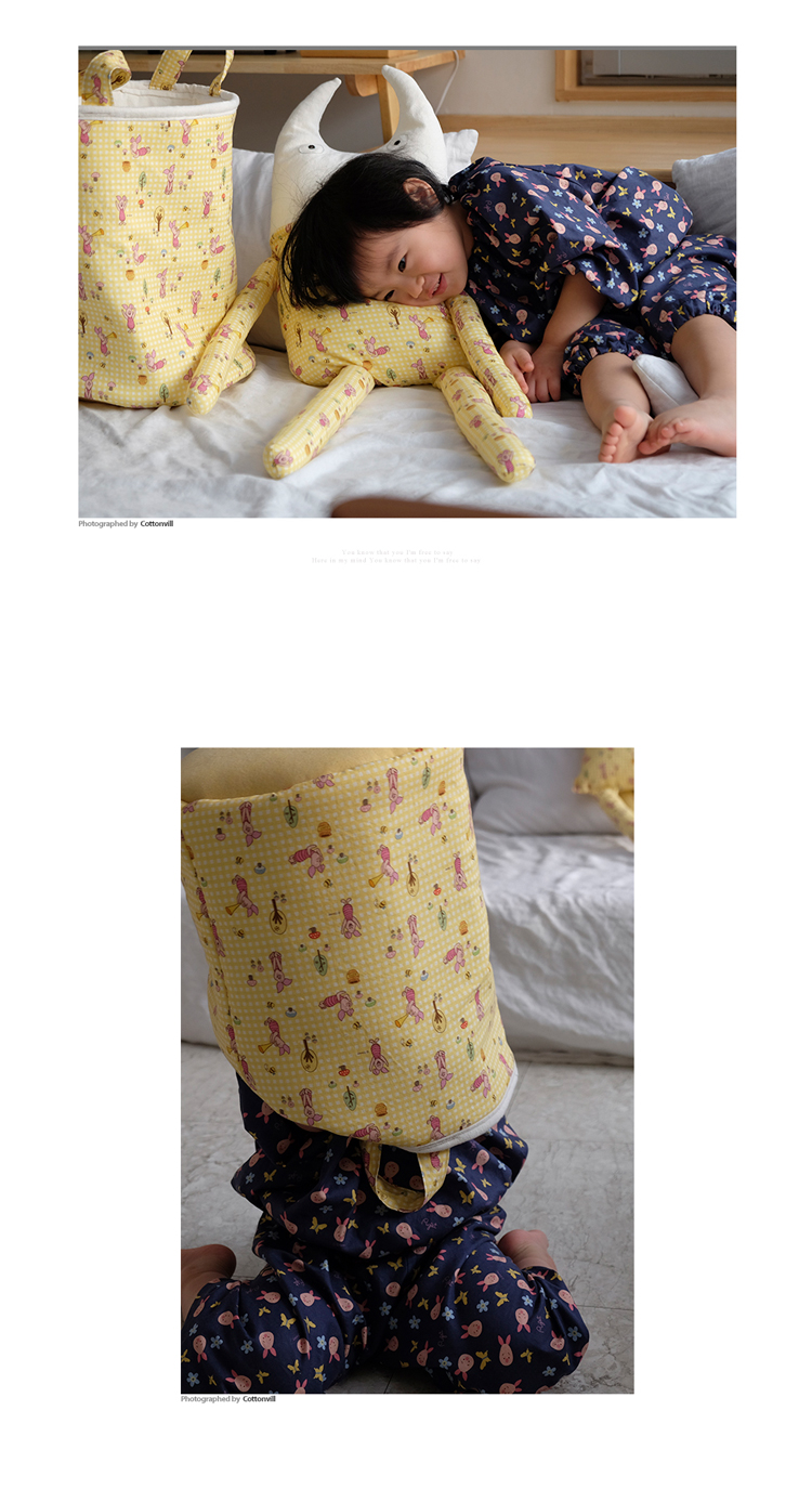 Hàn Quốc nhập khẩu Disney cotton dễ thương vải quần áo trẻ em vải mềm làm bằng tay lợn Pi Jie - Vải vải tự làm vải chất cotton