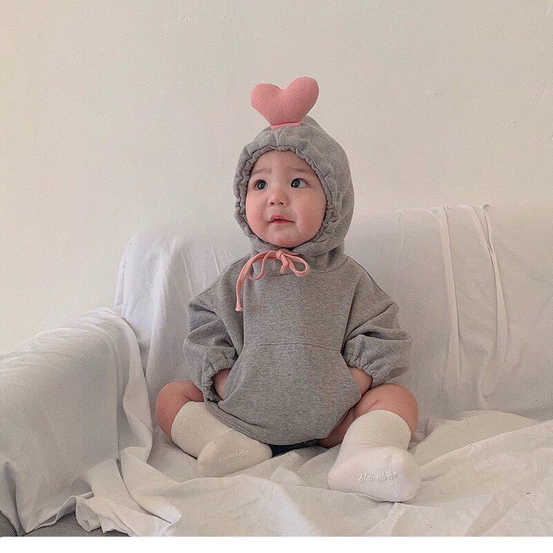 Net red spring, autumn, autumn and winter clothes, baby one-piece clothes, men and women, baby wrap clothes, newborn clothes, triangle rompers, autumn clothes