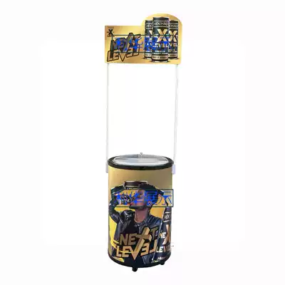 Plastic beer ice bucket advertising big ice bucket 100 liters Ice Cube preservation bucket promotional drink big ice bucket display stand