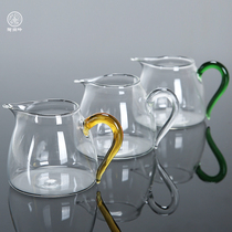 Heat-resistant explosion-proof glass Road cup thickened tea divider with tea leak tea male Cup Tea Sea kung fu tea set accessories