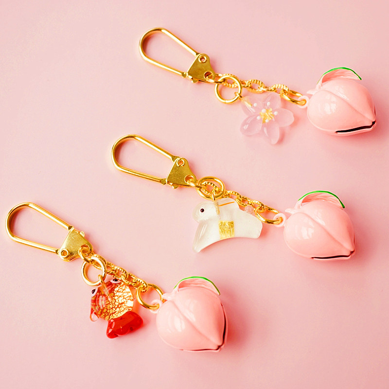 Japanese bell jewelry Royal guard pendant Small pendant School bag pendant Mobile phone lanyard Cute pendant small bell