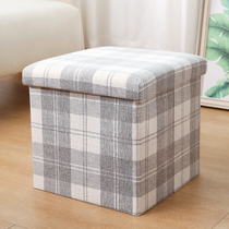 Storage stool Storage stool can sit on the adult sofa small stool Household toy finishing box Shoe artifact chair box