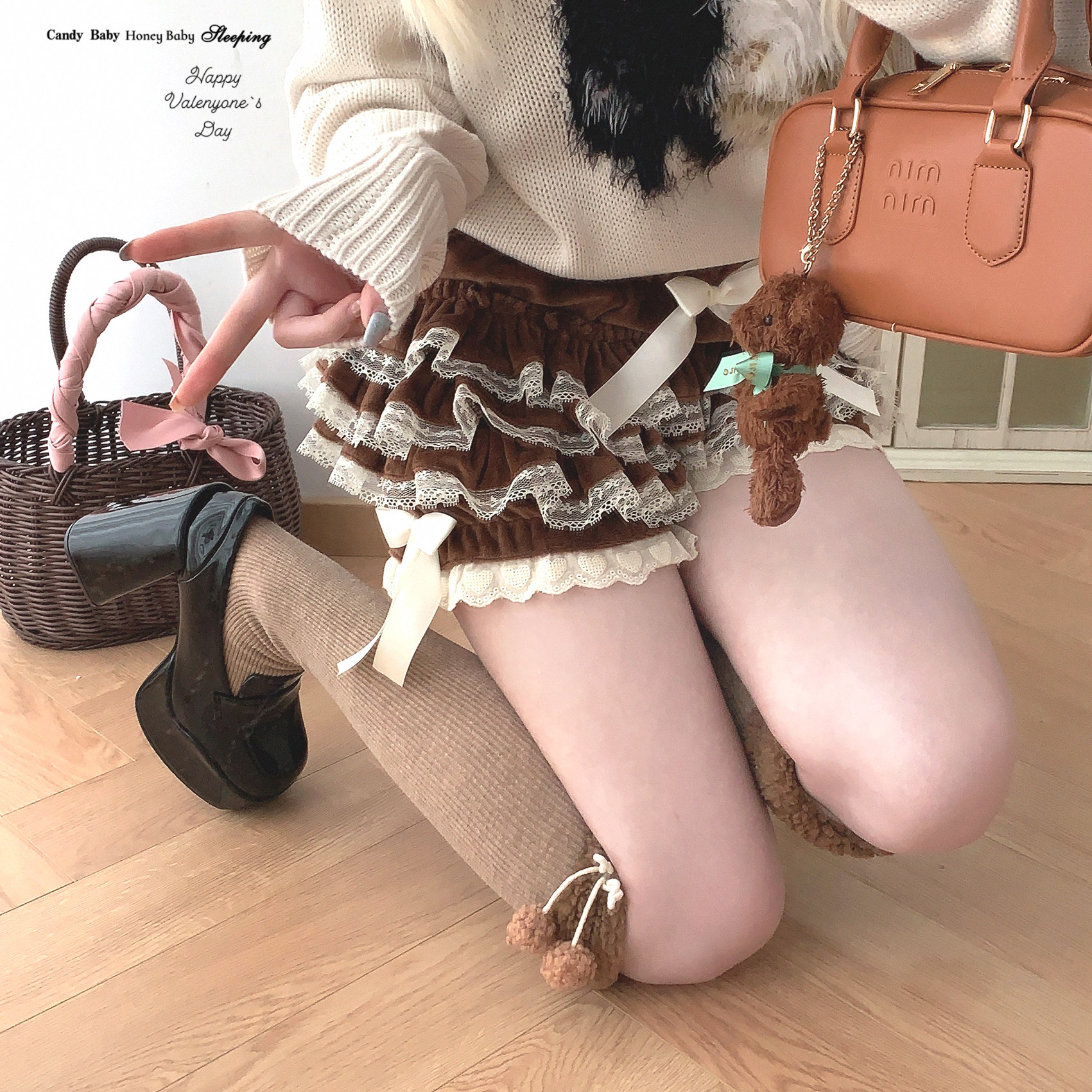 *sleepingdoll ручной работы * тыква сын бархат Слой торт осень и зима версия тыква брюки 