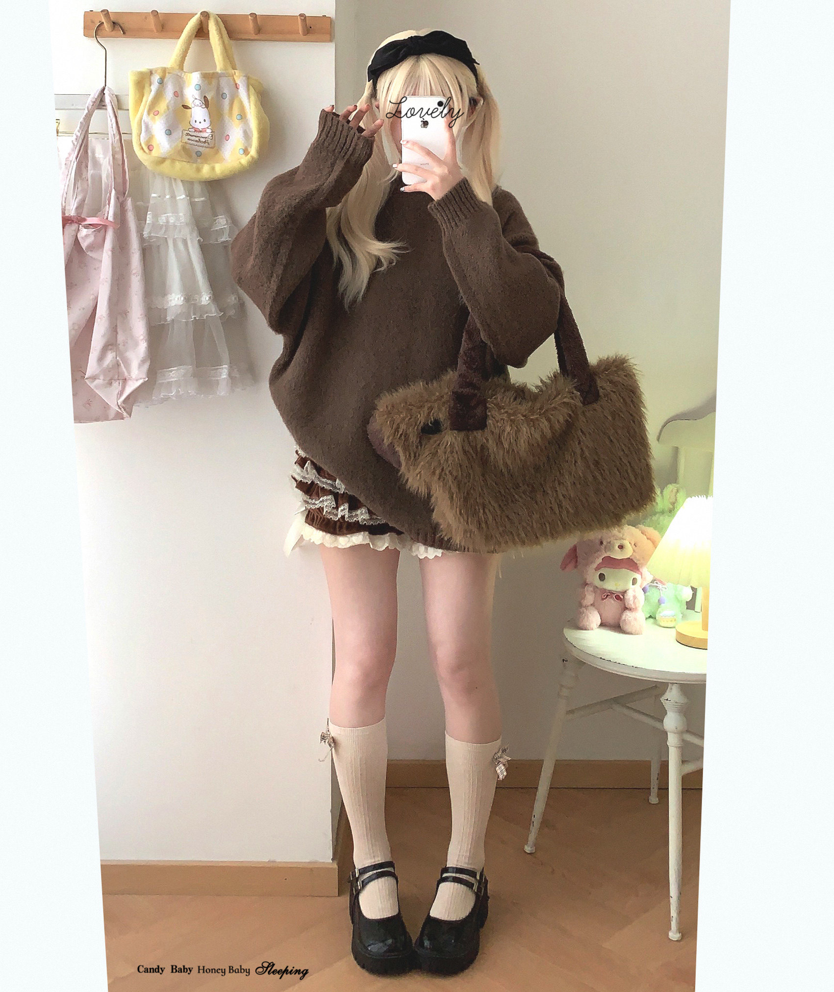 *sleepingdoll ручной работы * тыква сын бархат Слой торт осень и зима версия тыква брюки 