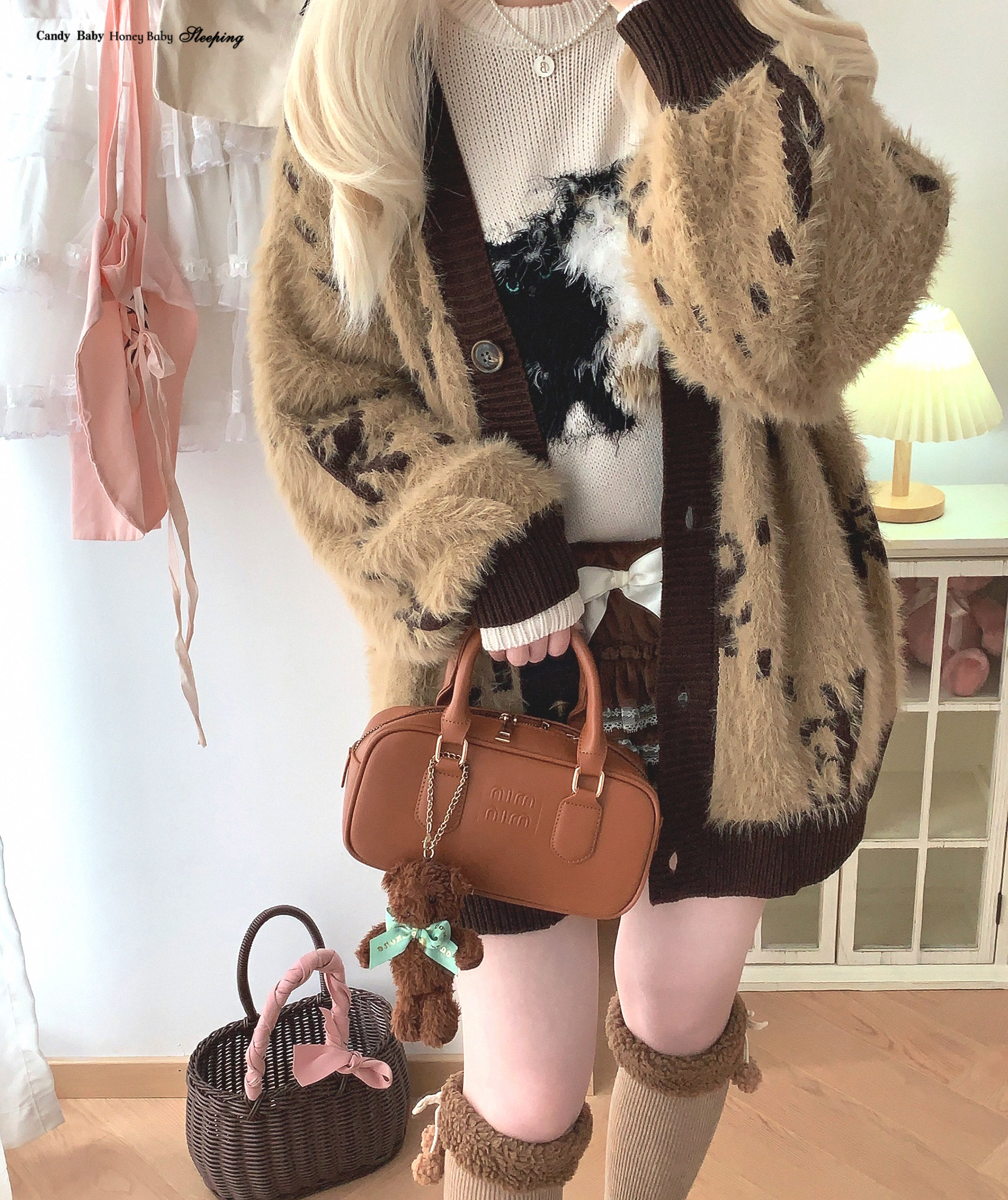 *sleepingdoll ручной работы * тыква сын бархат Слой торт осень и зима версия тыква брюки 