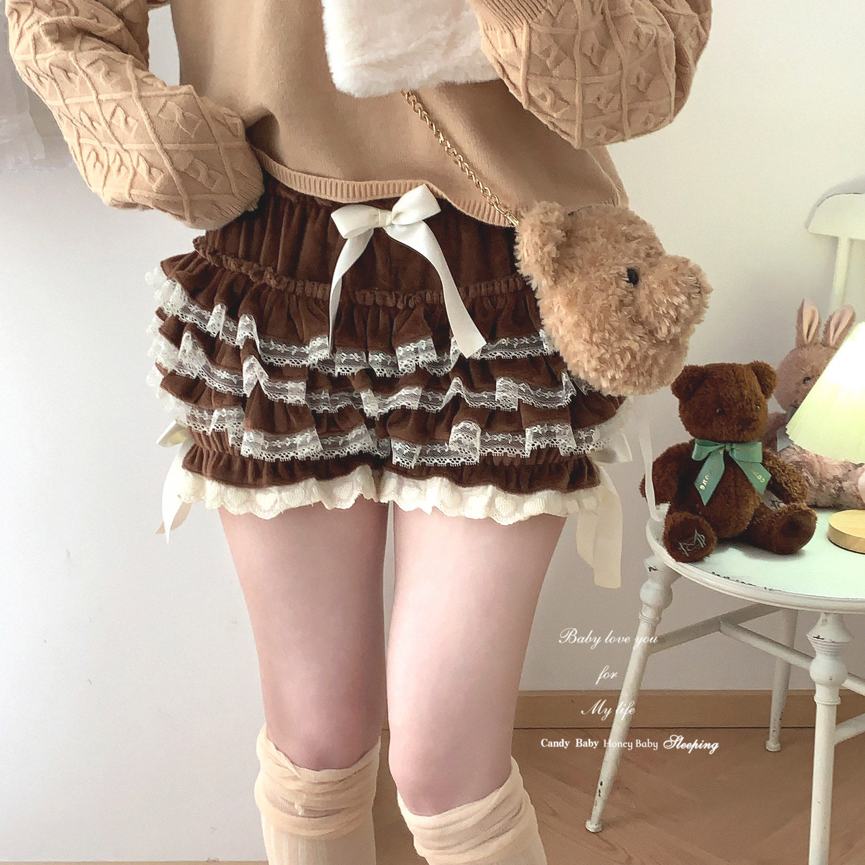 *sleepingdoll ручной работы * тыква сын бархат Слой торт осень и зима версия тыква брюки 