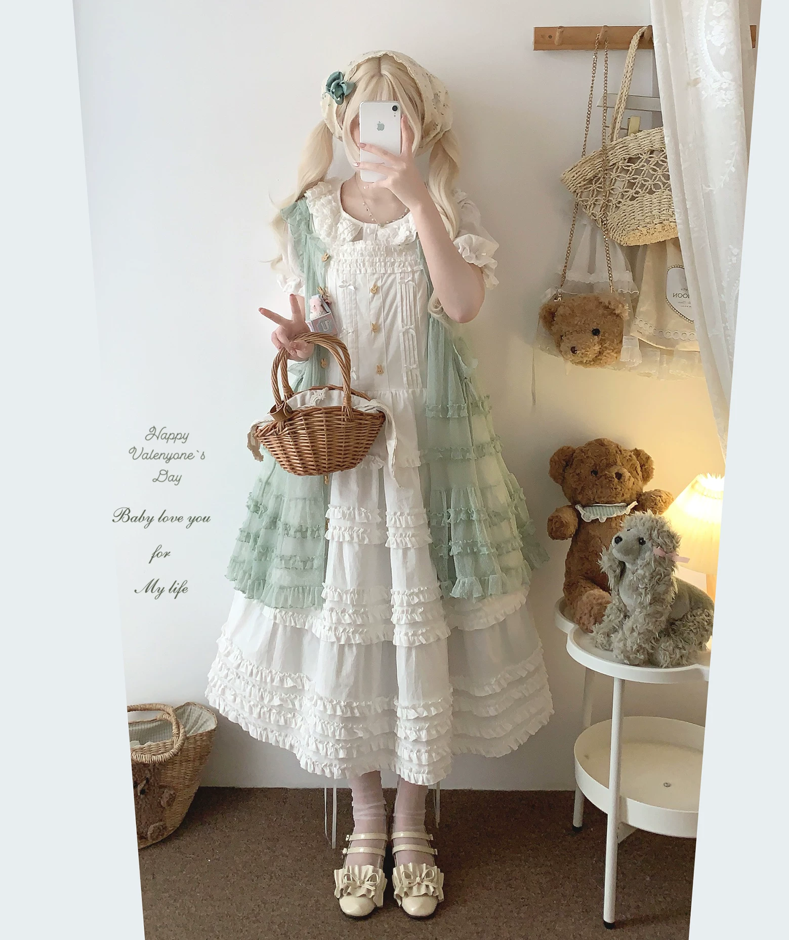 * Sleepingdoll Homemade* Дикая Цветочная Хомоця Saton Saton атласный хлопковый мешок-сак