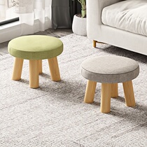 SMALL STOOL SOFT SEAT HOME STURDY AND DURABLE CHANGING SHOES STOOL SMALL SIZE ENTRAPPED SOLID WOOD SHORT STOOL TEA TABLE BENCH SIT MOUND DAY STYLE