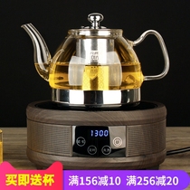 Brand bright and high temperature resistant glass induction cookware pot cooking tea Home Boiling Kettle Black Tea Puer Electric Pottery Oven Cook
