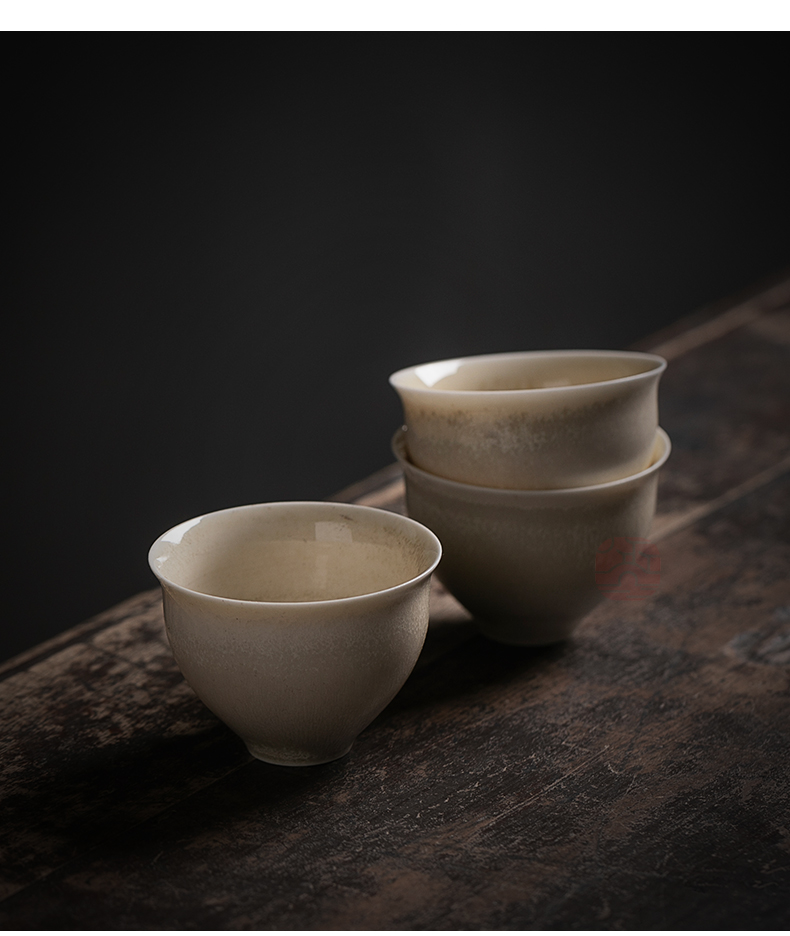 Jiangnan past Japanese kung fu tea sample tea cup noggin hand burn of zen cup ceramic bowl with a single dust
