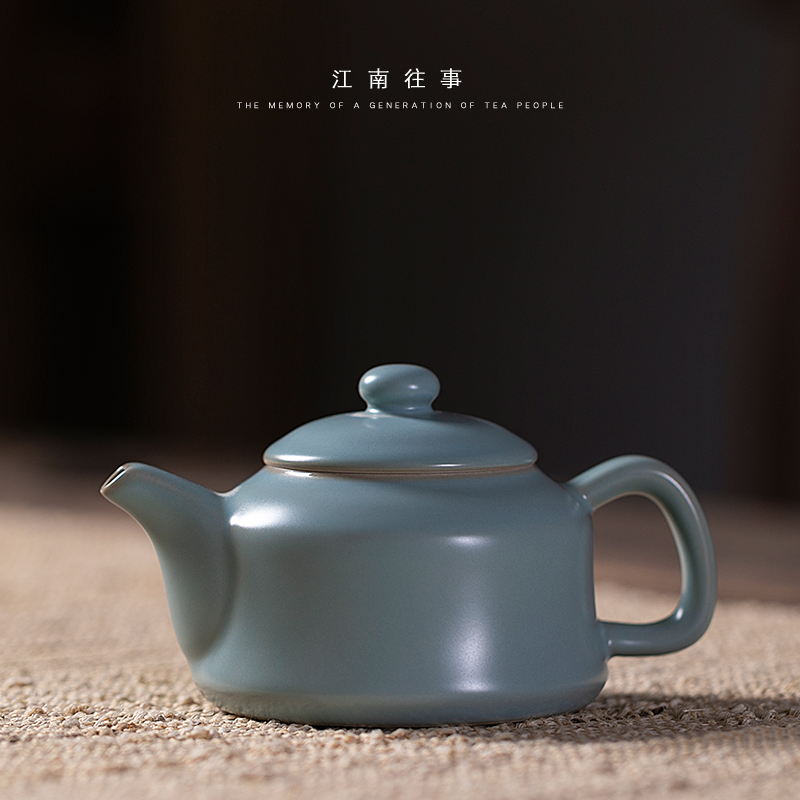 Jiangnan past shamrock greeter pot of kung fu tea set your porcelain ceramics slicing single pot teapot your up little teapot