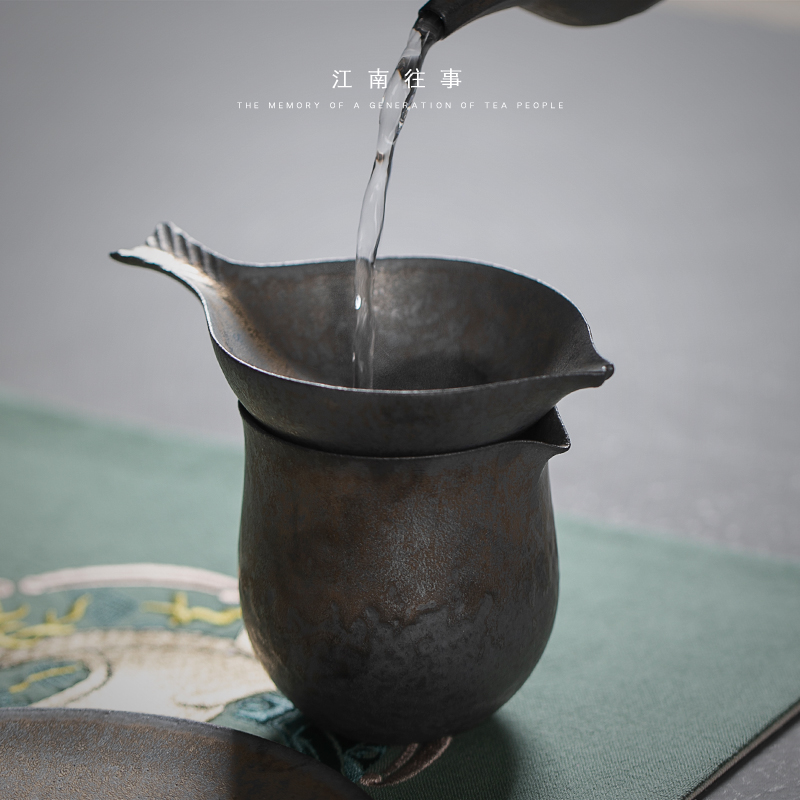 Jiangnan past) ceramic filter fine gold tail an artifact tea tea tea tea strainer filter filter