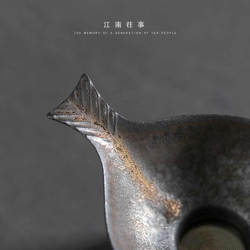 Jiangnan past) ceramic filter fine gold tail an artifact tea tea tea tea strainer filter filter