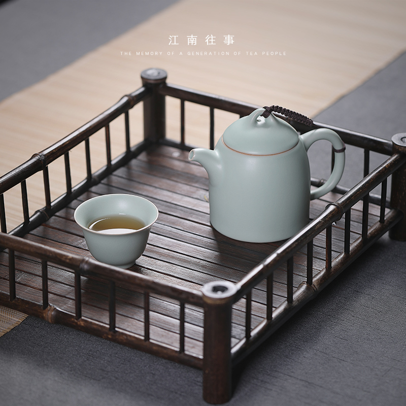 Jiangnan past your up kung fu tea set ceramic portable travel tea set on the teapot teacup office home