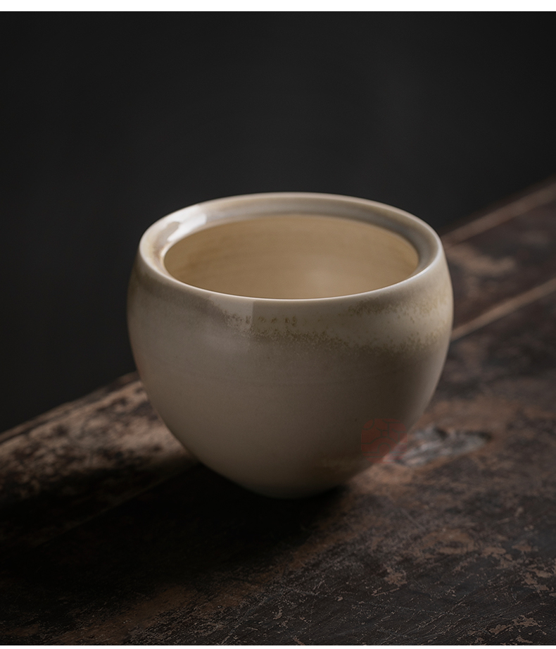 Jiangnan past ceramic tea - leaf bucket water jar dust firewood kung fu tea tea accessories of zen built in hot water bucket