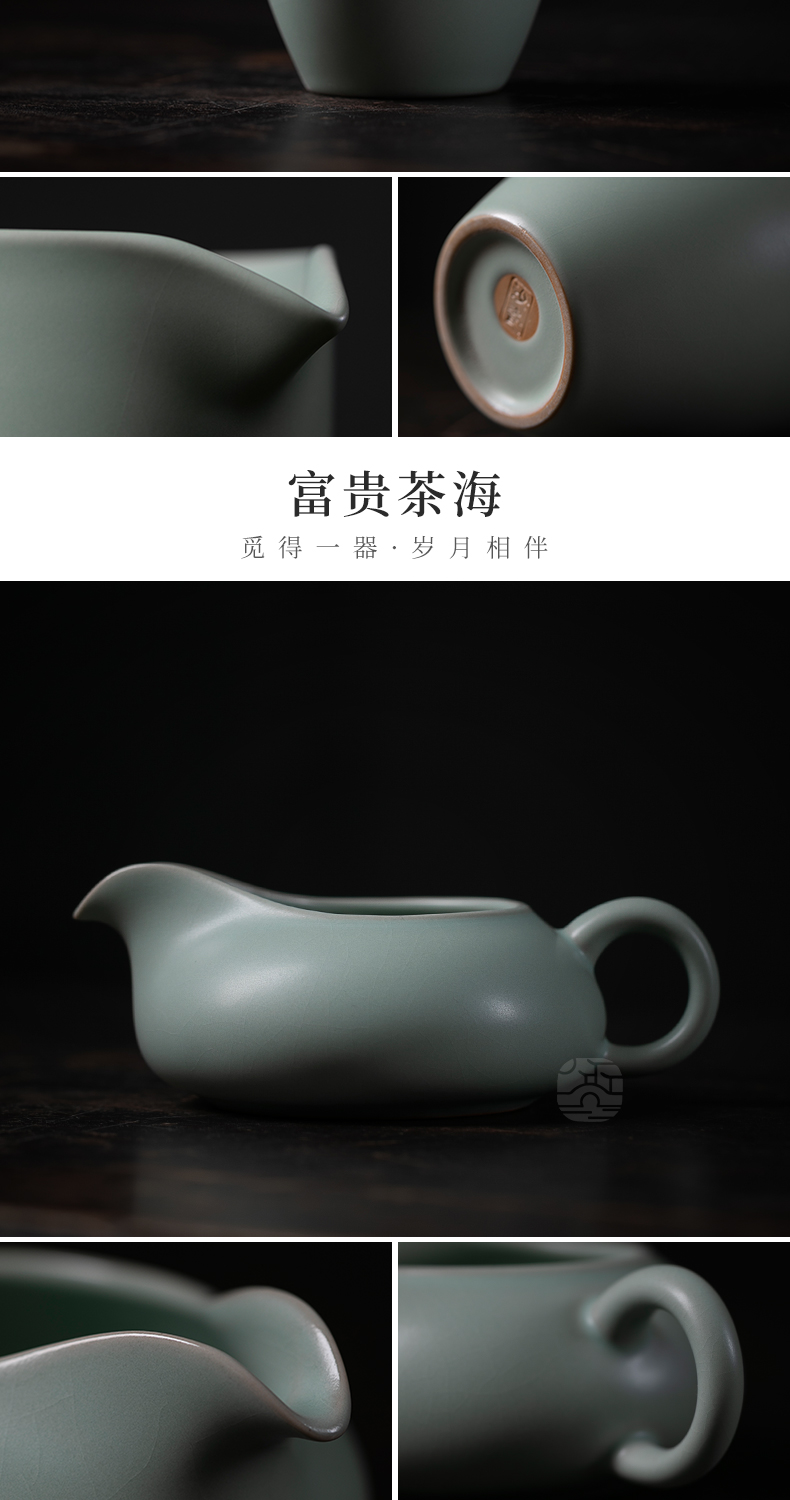 Jiangnan past your up kung fu tea sets tea pot office household contracted style open your porcelain tea cups