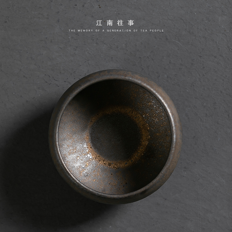 Jiangnan past a small wash to the writing brush washer ceramic kung fu tea tea accessories water jar flower pot in gold small tea to wash