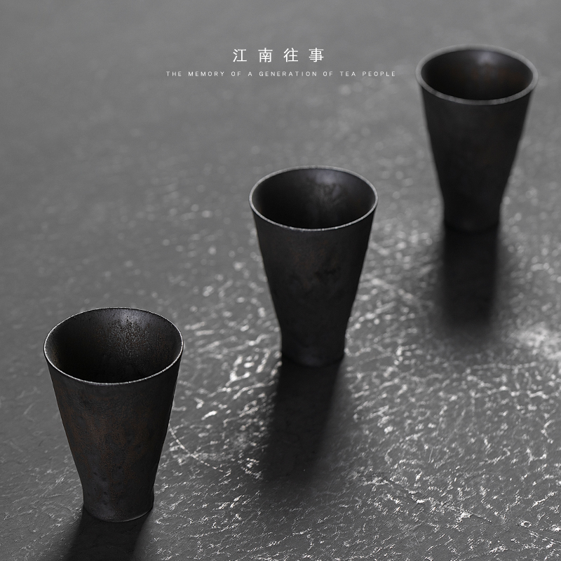 Jiangnan past ceramic cups kung fu tea set fine gold promotion fragrance - smelling cup sample tea cup host a cup of tea light cup