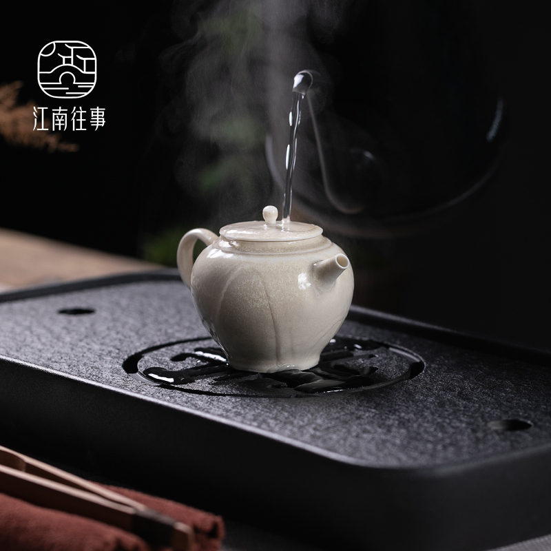 Jiangnan sharply stone tea tray was past small household ceramic dry tea sets of kung fu tea tea sea mercifully stone tray