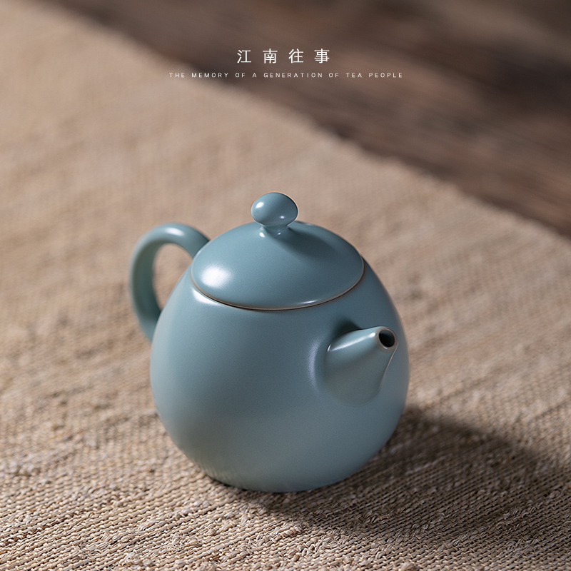 Jiangnan past shamrock pomelos ceramic pot of your porcelain kung fu tea set single pot teapot tea your up little teapot