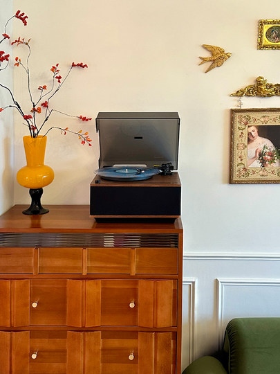 Vanishi & Fengsuo Co-Branded C5 Vinyl Record Player Retro Gramophone Hifi Audio Record Player Bluetooth Speaker