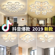 2019 new Nordic living room lamps simple modern atmosphere creative master bedroom led ceiling lighting net red