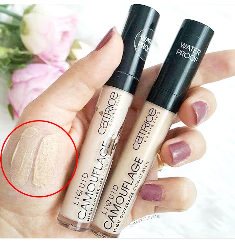 Đức Catrice năm màu che khuyết điểm primer dán sửa chữa khối lượng che khuyết điểm bút dính mắt đen đốm mụn che khuyết điểm black rouge